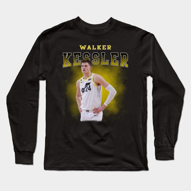 Walker Kessler Long Sleeve T-Shirt by Bojes Art